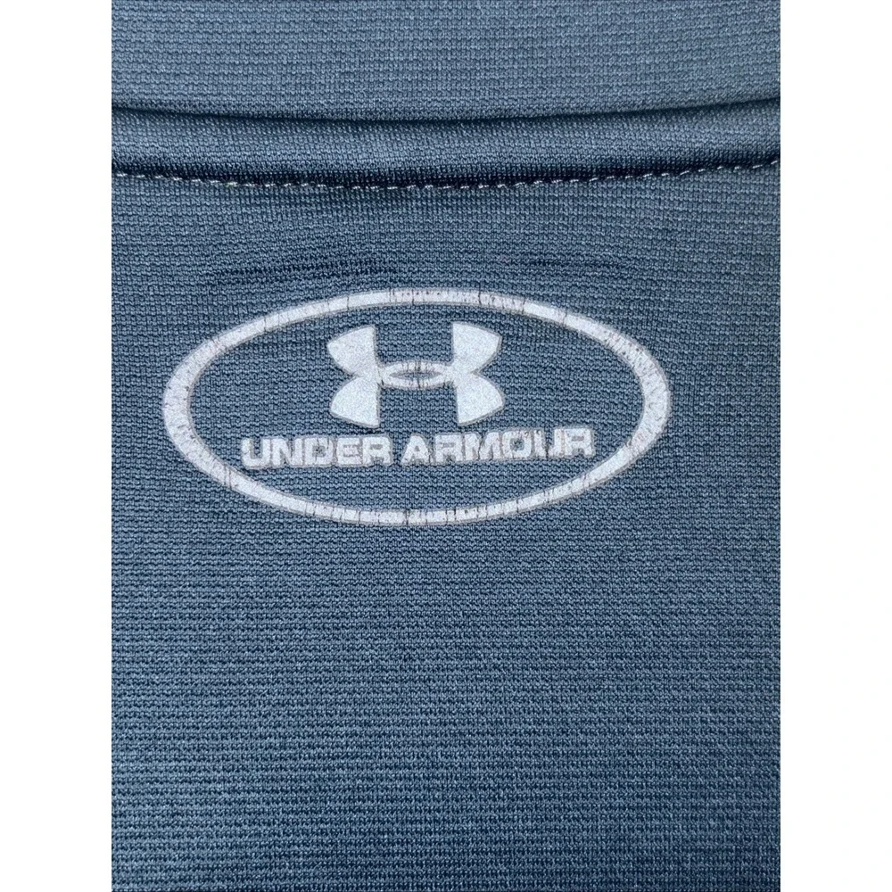 Under Armour Cold Gear Loose Fit Quarter Zip Mock Neck Teal Top Men's‎ XL